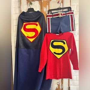 Rare handmade vintage Superman costume